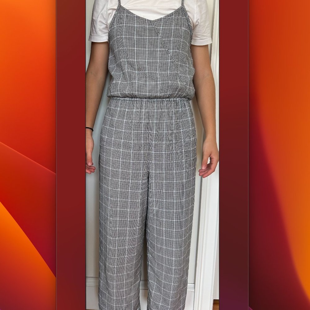 🦋⭐️Abercrombie overalls checkered